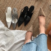 베리어스 스틸레토 슬링백 힐 5color (5cm)