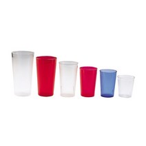 DC 원형 물컵 7size 카페 식당 업소용 뷔페 물컵 음료수컵 플라스틱컵, 95DC (270ml), 투명