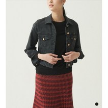 올리비아로렌 여성용 숏기장 블랙데님 자켓 VVCMJXF7241