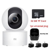 Xiaomi Mi 스마트 카메라 SE 360 PTZ 1080P HD 베이비 감시 WiFi 웹캠 적외선 야간 시계 AI 휴머노이드 감, 07 Universal 32GB