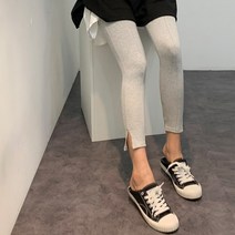 큰옷빅진 [세일] 슬릿 핀턱 밴딩 레깅스 바지(L353)