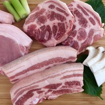 무항생제 김천 지례면 흑돼지 삽겹살500g+목살 500g, 단품