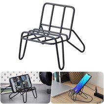 이케아 심플 휴대폰 핸드폰 거치대 홀더 받침대 인테리어 소품 귀여운 디자인 가로 세로 각도 조절 벤치 의자 체어 스마트 폰 기기 태블릿 PC 동영상 유튜브 KRUBBET 크루베트