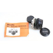 미놀타 렌즈 mc 매크로 rokkor-x qf 50mm f3.5 중고