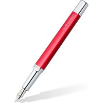 스테들러 trx 474 F촉 만년필 레드