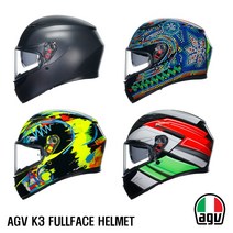 AGV K3 풀페이스 헬멧 아시안핏 핀락 증정, 1.맷블랙