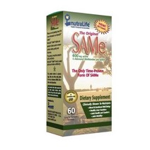뉴트라라이프 더 오리지널 SAMe 400mg 엔테릭 코티드 타블렛 글루텐 프리, 60개입, 1개