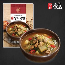 강남식품 아침대용 즉석국 소고기 장터국밥 우거지 해장국 600g, 소고기 장터국밥 우거지 해장국 600g 7팩
