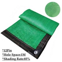 어닝룸 텐트 녹색 HDPE 울타리 그물 발코니 개인 정보 보호 스크린 정원 건물 차양 Pergola 캠핑 전망대 쉼터 태양 항해, 12PinGreen-BlackLine+1.5mx8m