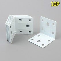 선반 스텐 코너철 꺽쇠 ㄱ자 경첩 10P 선반꺽쇠, 10개