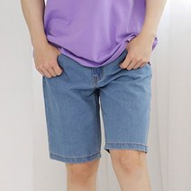 여름 물놀이 시원한 운동 조깅 홈트 런닝 츄리닝 쿨 쿨링 아이스 작업 베이직 워싱 청 반바지 레귤러핏 편한 코디
