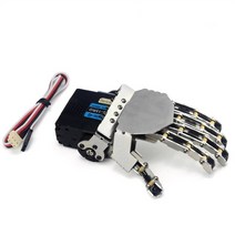 로봇 손 다섯 손가락 발톱 조작기 팔 미니 생체 공학 휴머노이드 그리퍼 자동차 Accessoriy 장난감, [01] assembled left hand