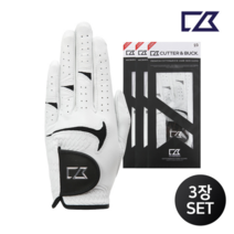 커터앤벅 공용 양피 골프장갑 3장 1세트 - CBU3AGV311, 25