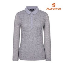올포유 여성 레이스 카라 티셔츠 AWTYJ5155-930 G