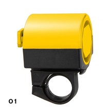 MTB 로드 자전거 전자 벨 시끄러운 소리 경적 사이클링 후터 사이렌 홀더 자전거벨, 1개, Yellow, 단일
