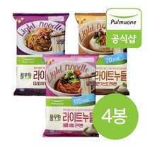[풀무원] 라이트누들 곤약면 4봉 골라담기 (얼큰가쓰오/매콤비빔/데리야끼볶음) 총 8인분, 03. 매콤비빔2+데리야끼2