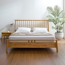 올쏘 체르니 네츄럴 원목 슈퍼싱글침대-본넬매트, 네츄럴오크