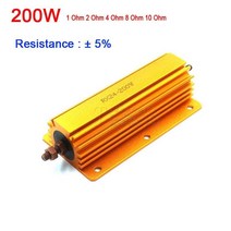 200W 와트 전력 금속 저항 1R 2R 4R 8R 1ohm/2ohm/ 4ohm / 8ohm 튜브 앰프 증폭기 테스트 더미로드, 05 8ohm