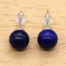 귀걸이 흑요석 쥬얼 여성 진주 자연 스톤 스터드 Lapis 지우기 석영 8mm 라운드 볼 귀 핑크 크리스탈 패션 쥬얼리