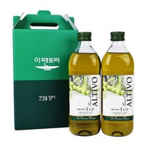 [무료배송]알티보 포마스 올리브 오일 1L x 2병 선물세트, 단품, 1000ml