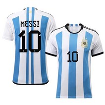 2022 카타르 월드컵 유니폼 32강 아르헨티나 브라질 독일 포르투갈 메시 네이마르 축구복, 아르헨티나. - 홈구장. - 10번 메시.
