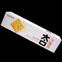 크라운 참 크래커 1박스(56gx24각) 무설탕 정통 유럽 비스킷 과자 행사 유치원, 24개, 56g