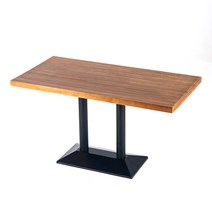 미국식 철예 콤비 카페 네모난 책상 식탁세트 식탁, T11-이중관 단일 테이블