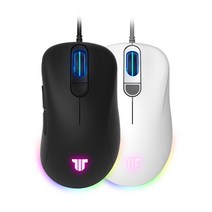 제닉스 TITAN G 파라코드 게이밍 유선 마우스, 화이트