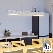 LED 우드 원목 조명 인테리어 6인 식탁등 펜던트 식탁 주방, 애쉬(밝은 나무색)/5700k(하얀빛)/화이트- 대(4