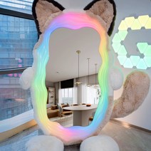 곰돌이 전신거울 곰모양 베어브릭거울 인터넷 연예인 행복한 토끼 마술 거울 바닥 전신 맞춤, 12. 맞춤형 인형 거울 - 기타 - 아니오