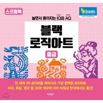 블랙 로직아트: 중급:놀면서 좋아지는 IQ(지능지수)와 AQ(유추지수), 시간과공간사