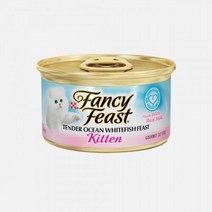펜시피스트 화이트라벨 키튼 흰살생선 85g 고양이캔, 96개