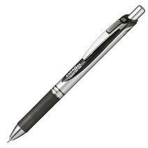 Pentel 페테르 겔 잉크 볼펜 노크식 에너지 젤 0.5mm 블랙 BLN75Z-A, 1개, 상품명참조
