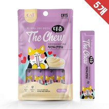 애완마트 고양이 영양간식 더츄 치킨산양유 50g x5