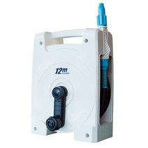 한일 간편 물호스릴 12M 세차 정원 베란다 청소 호스, 1개