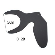 오토클레이브 Pcs 치과 교정 검은 배경 보드 이미지 대비 구강 볼 플레이트 스케일 마크 오토 클레이브 도구, [06] C-2B