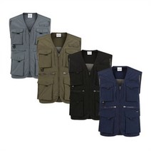 웨스트우드 WESTWOOD 브이넥 디자인을 적용한 베이직한 디자인의 남성 낚시 베스트 조끼 4컬러 WN2MTVT603_pt