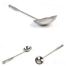 mh_까오기 대형 스텐 웍국자 중식 일체형 46.3cm 조리용 중화 총길이 국자 업소