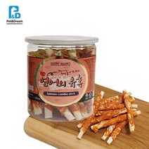 강아지 껌 스틱형 연어 애견간식 오래씹는껌 치석케어