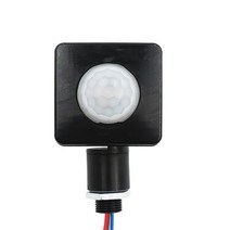 동체감지기 동작감지기 방범 움직임 감지 센서 motion sensor mini closet pir sensor 기 smart sensor ultrathin led flood, 2pcs 12mm 블랙