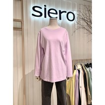 [시에로] 소매절개 디테일 앞뒤편차 티셔츠 SG2TSF356 (P001340271)