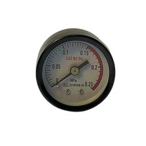 Low Pressure Outlet Gauge Steel Case with Brass Inlet in Central Back Welding Regulator Accessory, 한개옵션0