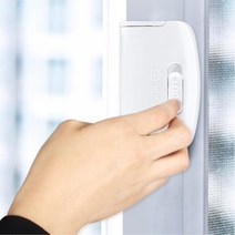 유아안전 추락방지 방범 방충망 안전장치 창문잠금장치, 1개, 잠그미