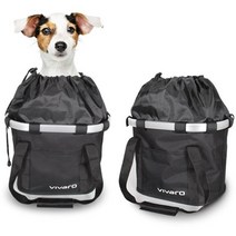 튼튼한 강아지용 자전거바구니 바스켓 앞쪽 방수 탈착