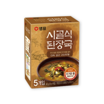 샘표 즉석 시골식된장국, 40g, 3개