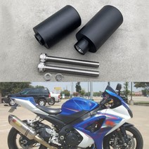스즈키 gsxr1000 k7 gsx r gsxr 1000 2007 2008 오토바이 프레임 슬라이더 충돌 낙하 방지 엔진 패드 보호기 블록, 검은색