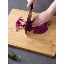 블랙우드도마 이상민 플레이팅 명품 바둑무늬 원목 나무 도마 천연 소재 목재 색상 두꺼운 환경 보호 대형 대나무 가정용 야채 절단 주방 패널, 420x295x15mm