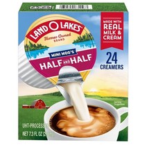 Land O Lakes Half and Half Creamer 랜드오레이크스 하프앤하프 리얼크림 커피 크리머 24개입 3팩