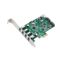 Syba 4 포트 USB 3.0 및 2 SATA III PCIe 2.0 X 1 카드 VLIASMedia 칩셋 구성 요소 기타 SD-PEX50064 628391, 6-port_SD-PEX50064