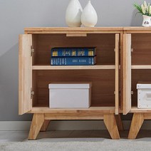 600 원목 높은거실장 다용도수납장 TV다이 티비장식장 북유럽 거치대 선반